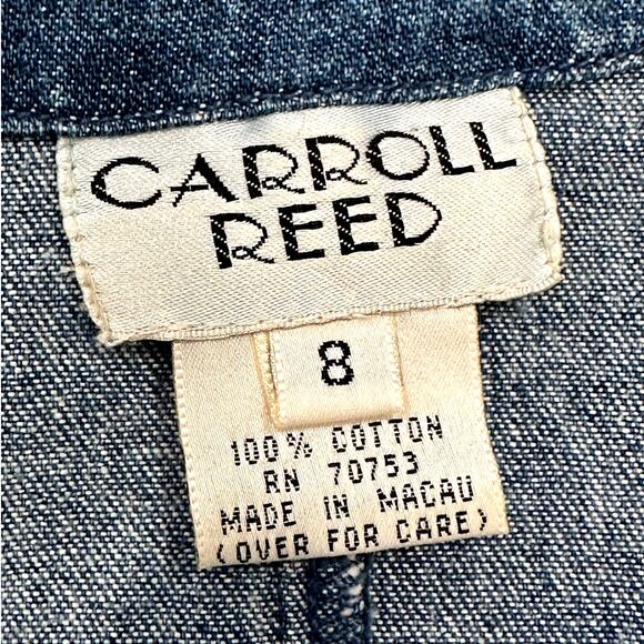 Carroll Reed Vintage Embroidered Denim Vest Women's Size 8-Excellent - Picture 3 of 11